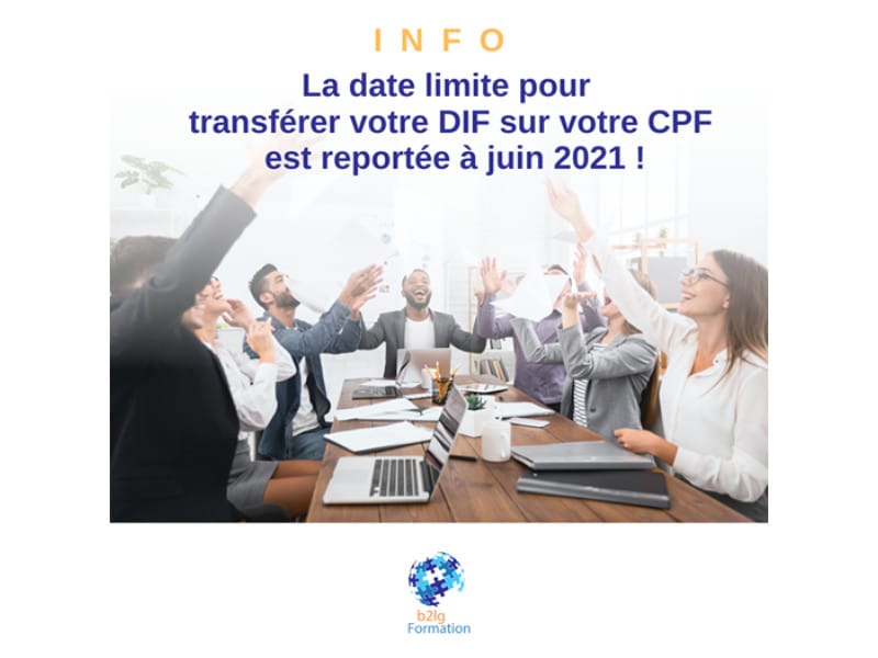 DIF, CPF, Compte formation